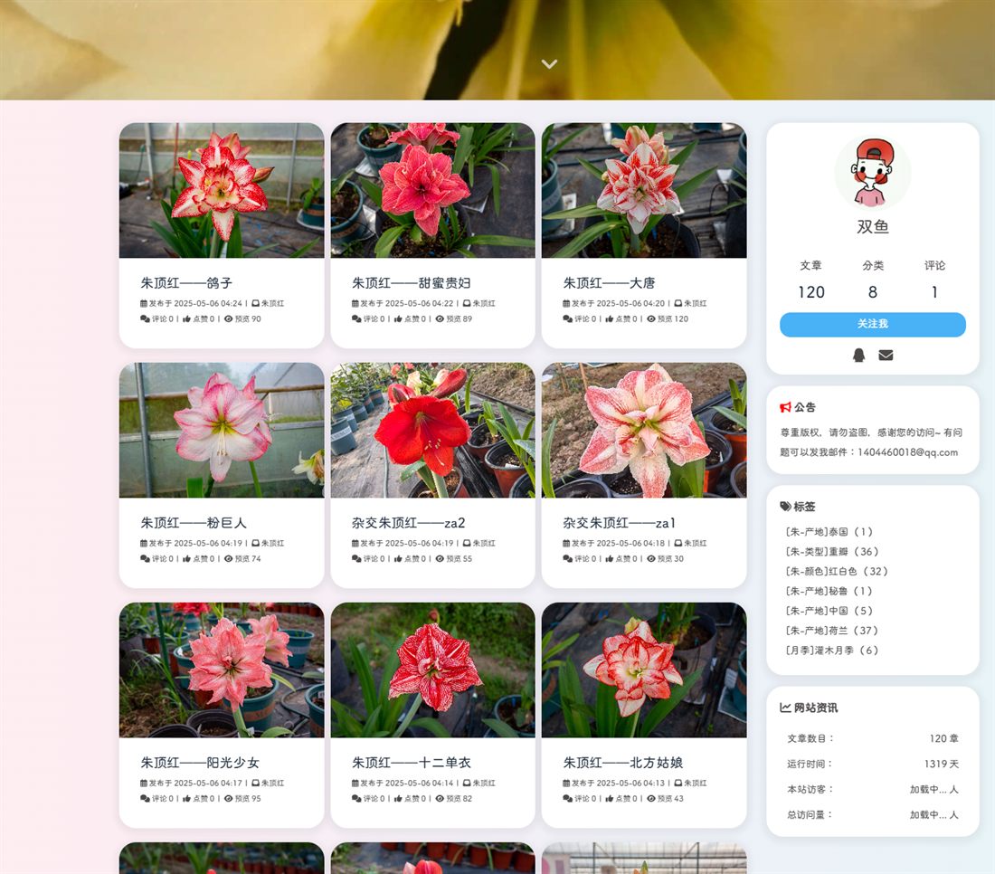 双鱼的花草首页
